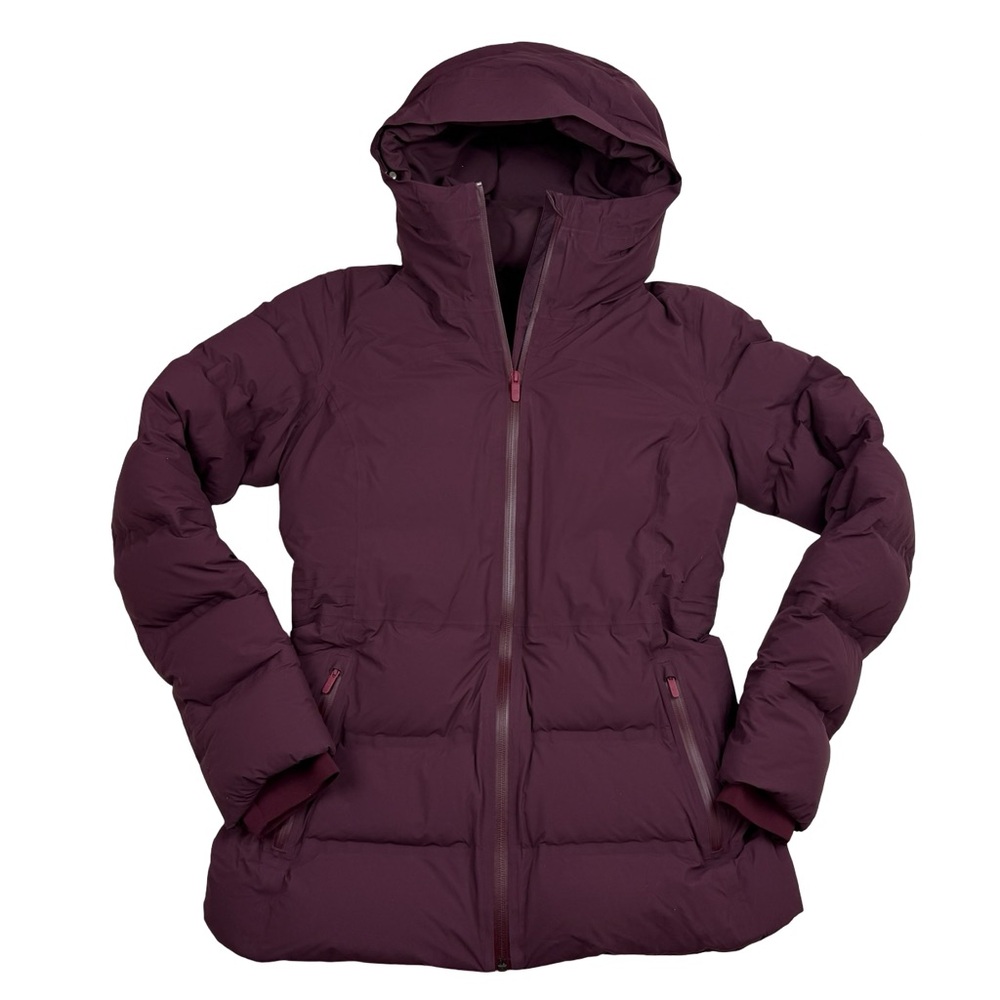 $348~Lululemon Sleet Street Jacket Waterproof 600 Fill Goose Down Puffer Coat 8